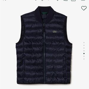 Lacoste Navy Puffer Vest